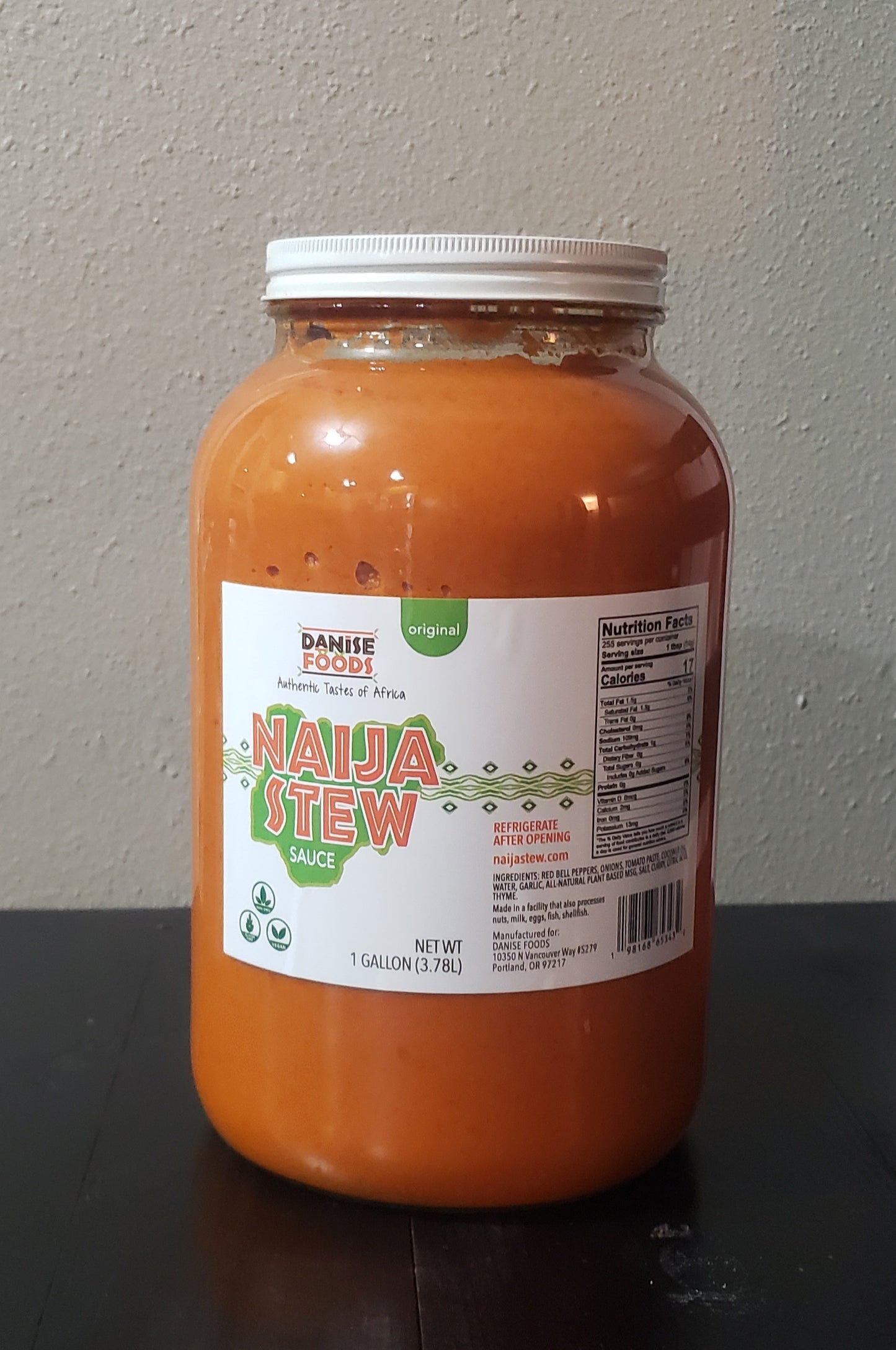 Nigerian Naija Stew - Mild Sauce- 1gal