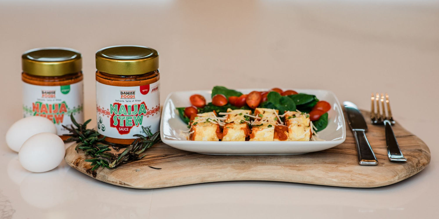 Naija Stew Sauce with food
