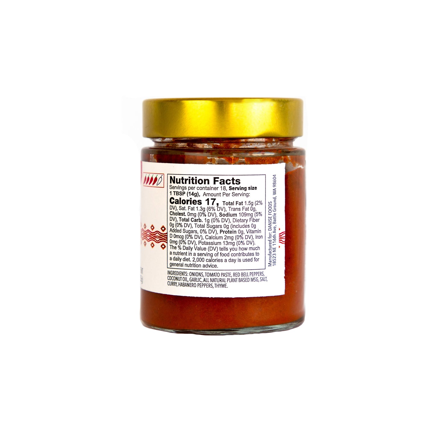 Spicy Sauce Nutrition Facts